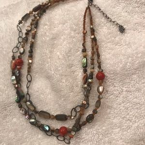 Silpada 3-strand necklace